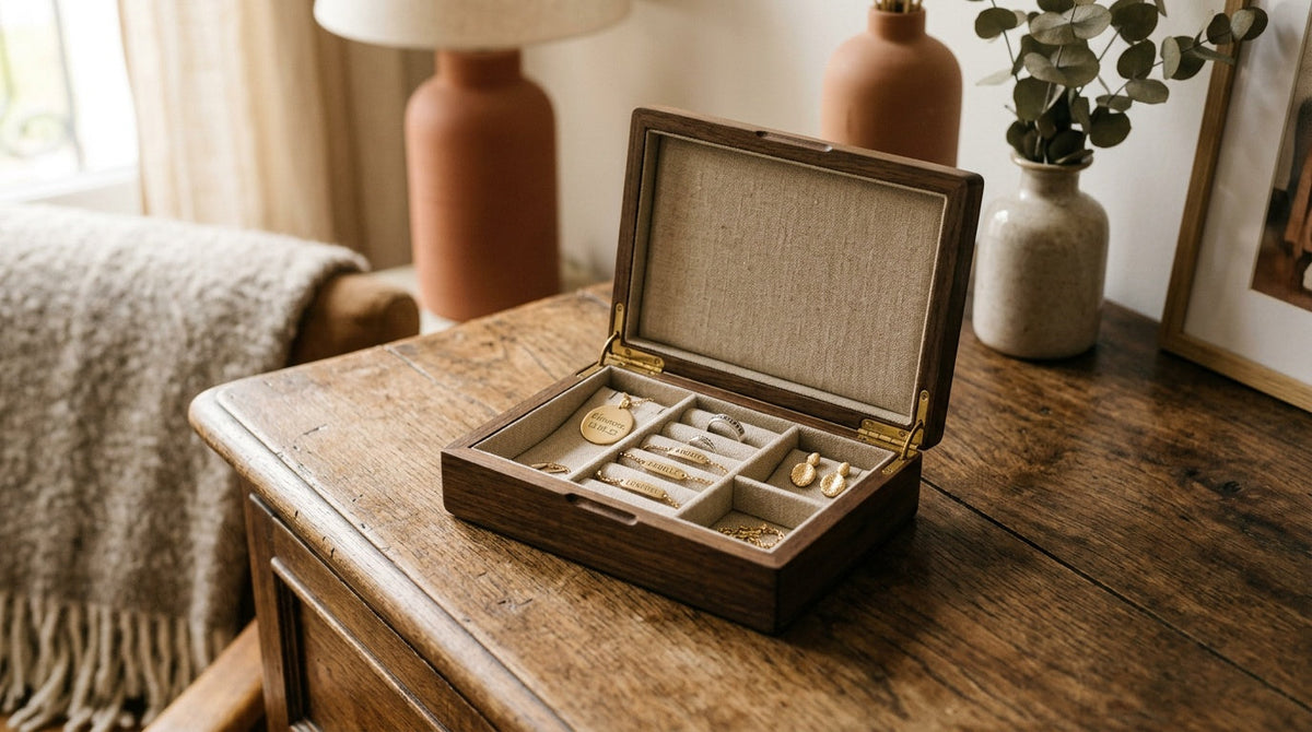 Bijoux personnalisés et objets de famille transmis entre générations Image