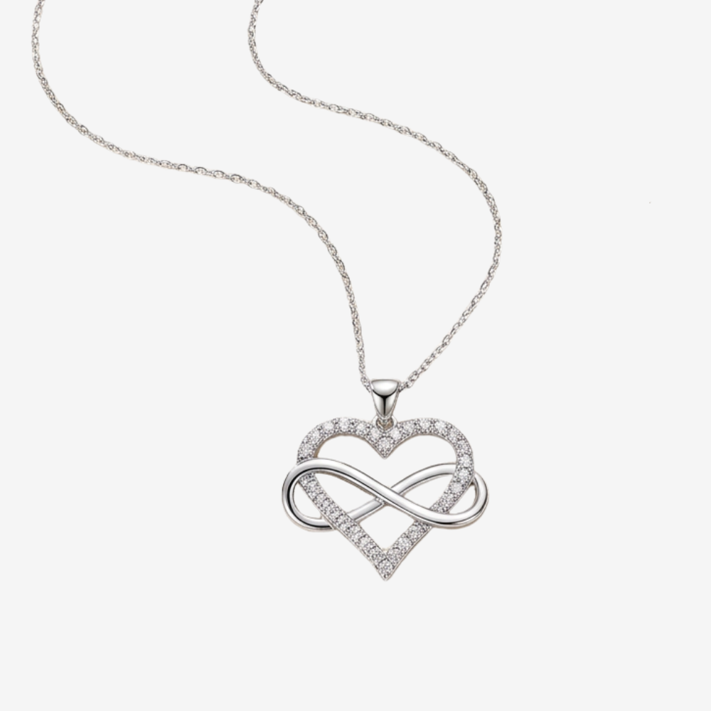 Box Cadeau Couple Collier Cœur Infini - chaine