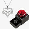 Box Cadeau Couple Collier Cœur Infini