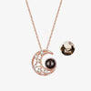 Collier Personnalisé Photo Projection Lune - Collier personnel