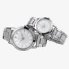 Montre Couple Argent - cadeau commun couple