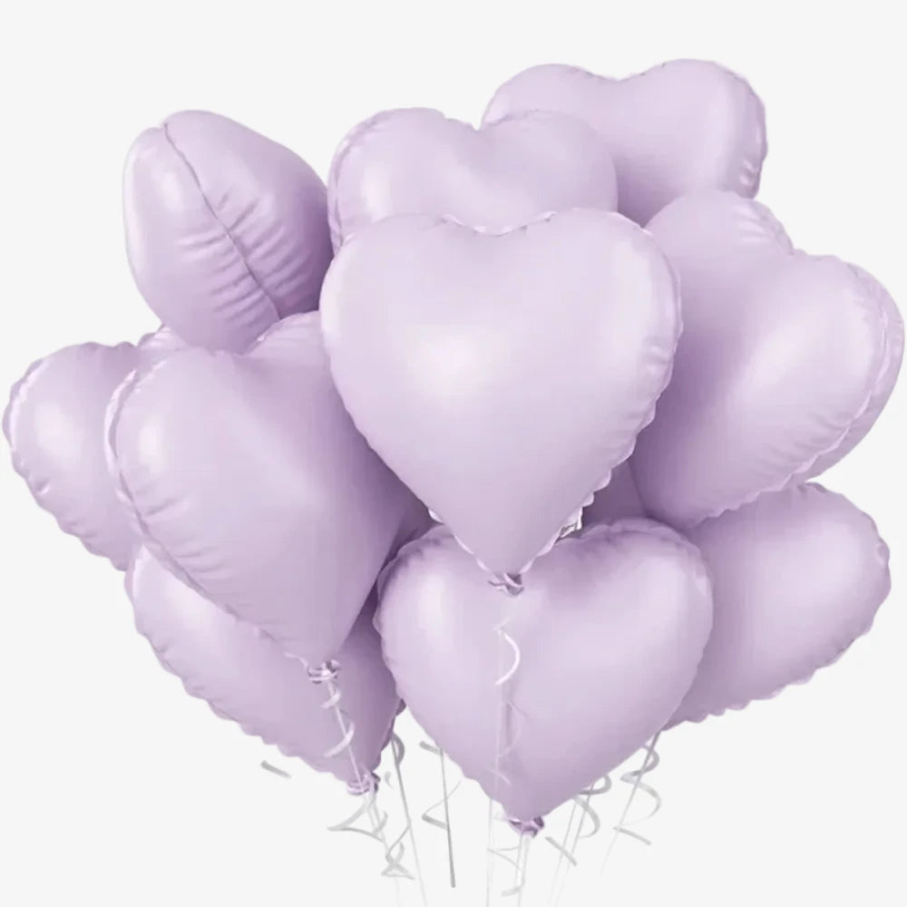 Série de ballons violet en chœur 