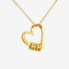 bijou cœur personnalisé - collier coeur
