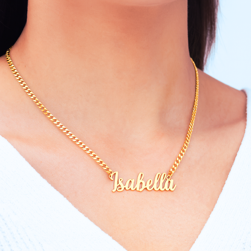 collier personnalisé prénom - collier femme