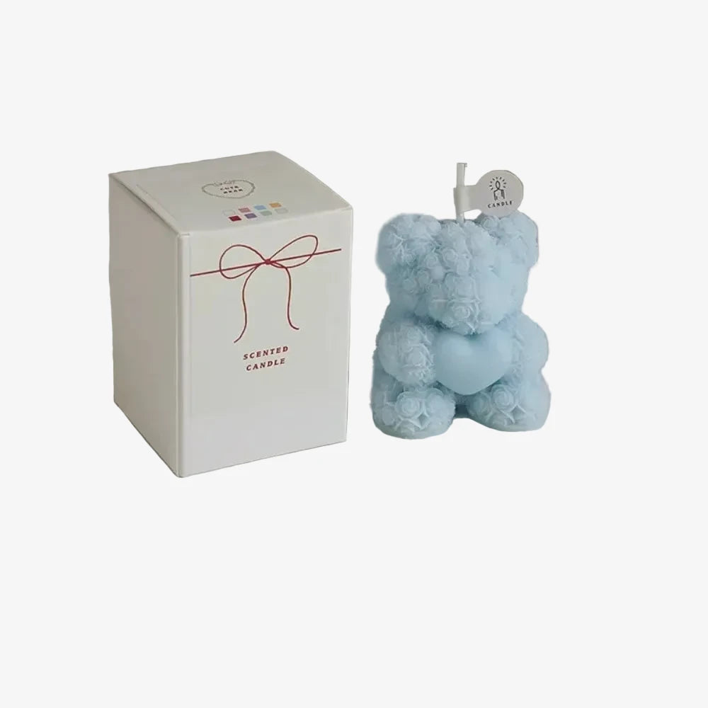 Je vous dis qu'elle est au fond fleurie, bleu clair 