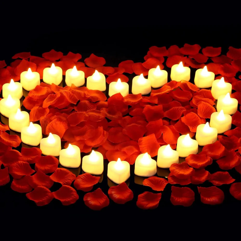 Bougie Led en Coeur - photo produit originale