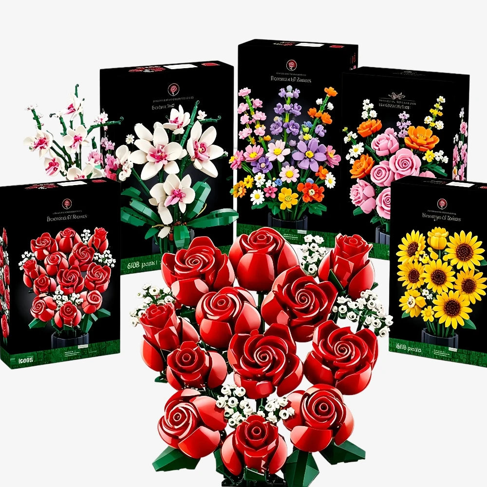 Bouquet de Fleurs à Construire - photo produit originale