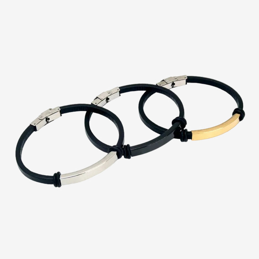 les trois type de bracelet en cuire femme personnalisable
