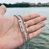 bracelet gourmette couple - bracelet musique spotify personnalisé