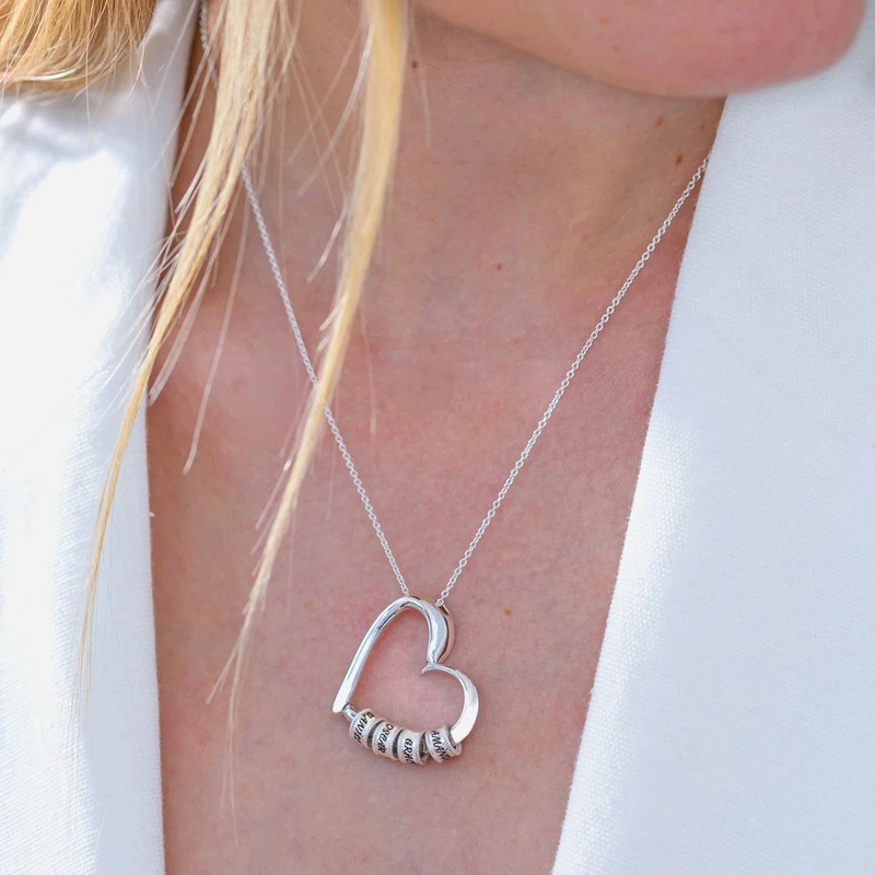 collier cœur - collier personnalisé