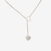 collier cœur initial - collier femme personnalisé
