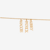 collier prénoms personnalisés - collier femme