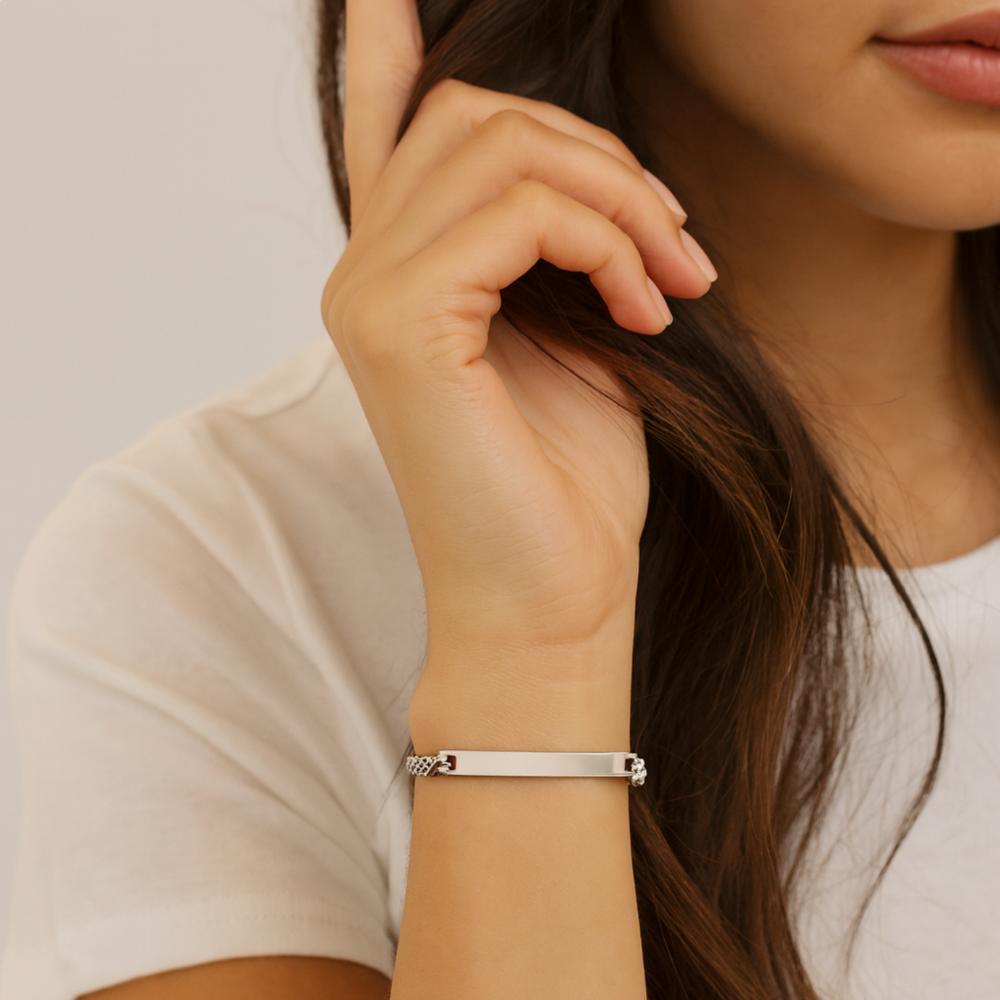 gourmette femme personnalisable - Bracelet femme