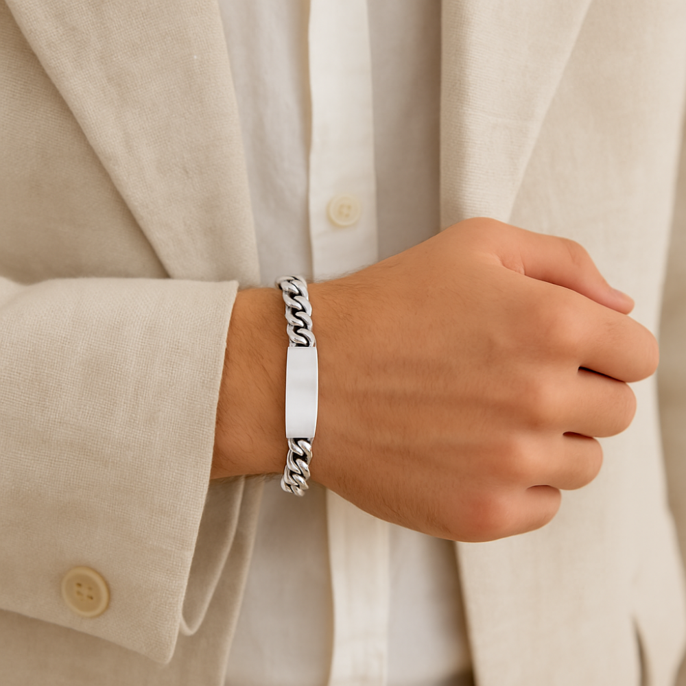 Bracelet homme - gourmette homme personnalisable