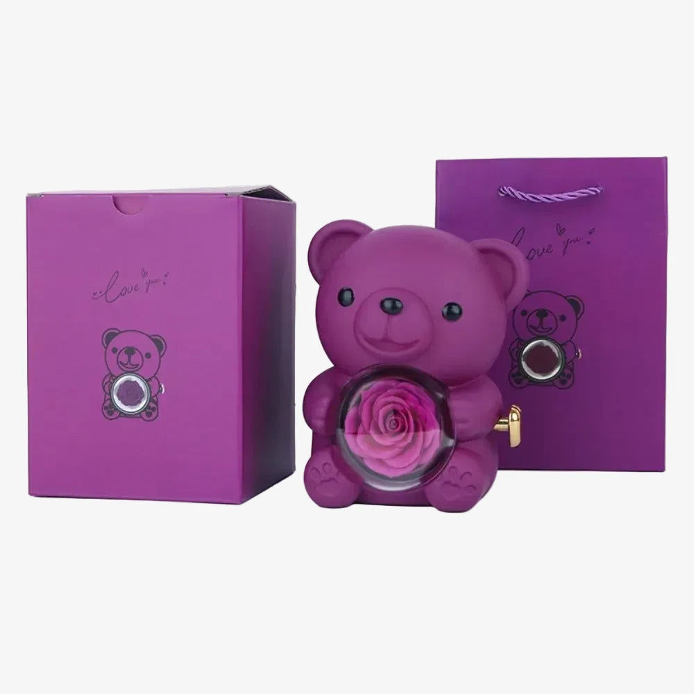 Pack emballage complet Ourson violet 